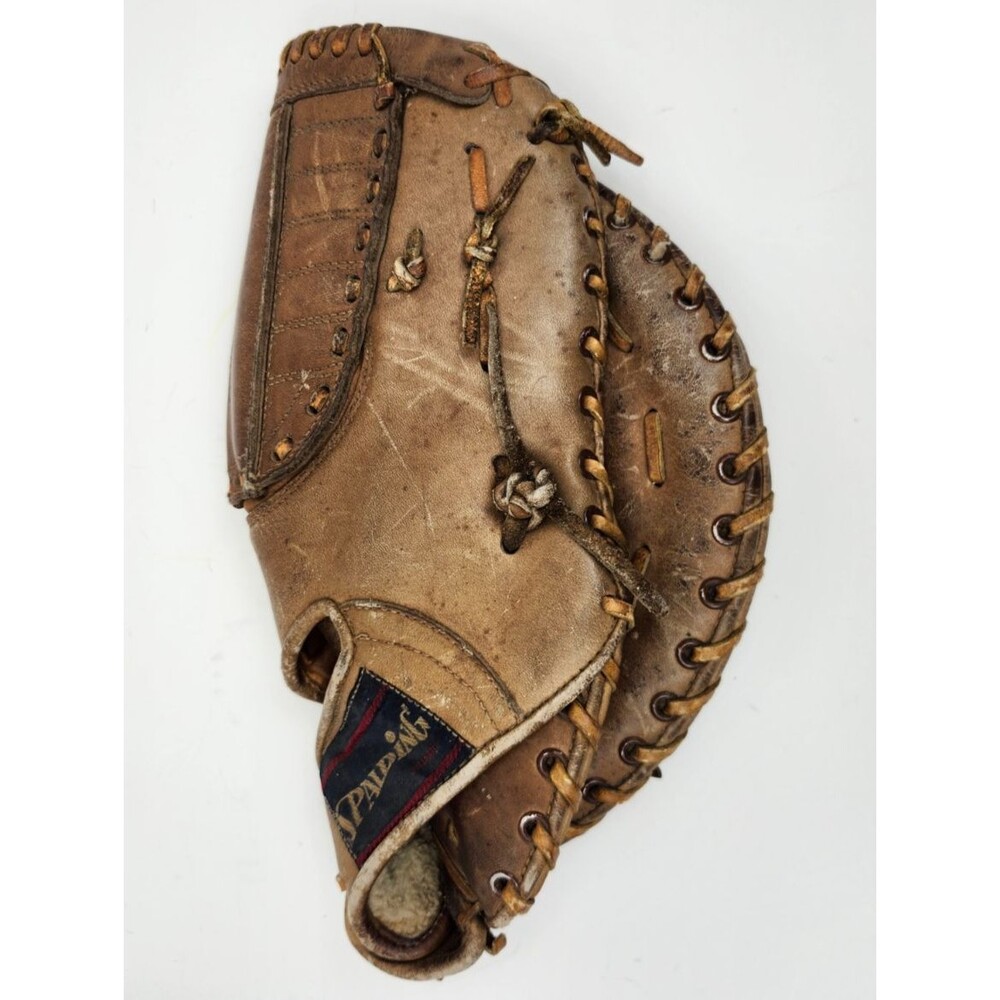 Vintage Spalding Professional Model First Baseman Glove Mitt RH Throw